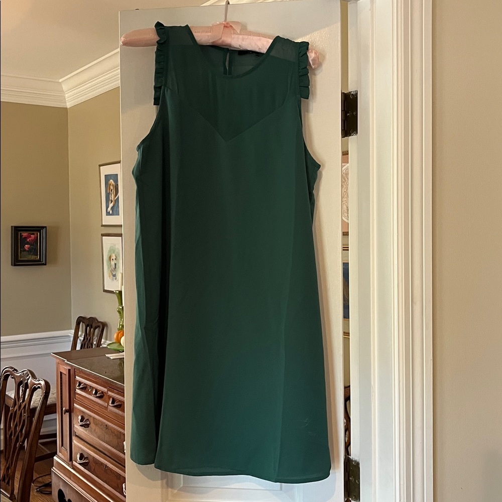 19 Cooper Forest Green Mini Dress